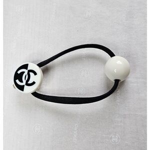 SOLDAuthentic Chanel CC Hair Tie Ponytail Holder